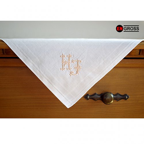 Kapesníček s monogramem dle přání — foto 1
