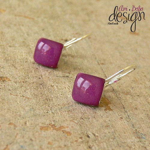 Fuchsitky tmavé - 6 mm čtverec — foto 1