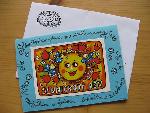 Sluníčkové přání (modré) — foto 1