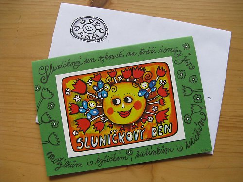 Sluníčkové přání (zelené) — foto 1