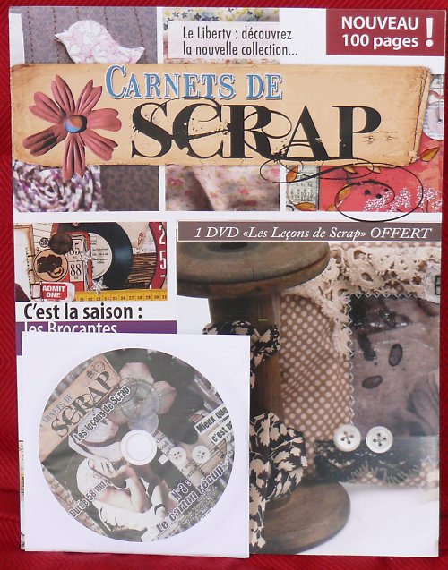 Časopis scrapbooking CARNETS DE SCRAP — foto 1