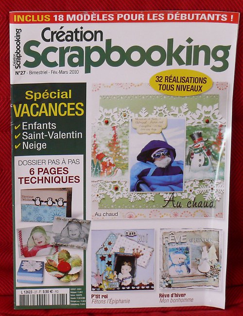Časopis scrapbooking Création Scrapbooking SLEVA — foto 1