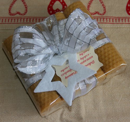 Adventní svíčky ze včelího vosku — foto 1