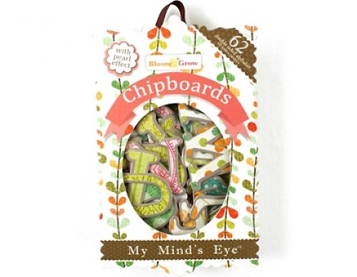 My Mind´s Eye - CHIPBOARD ALPHABET 62 ks — foto 1