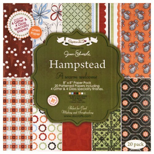 Sada papírů HAMPSTEAD 8"x 8" 20 ks — foto 1