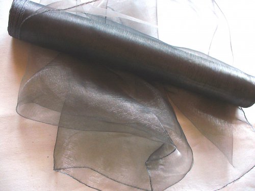 Organza tmavošedá — foto 1