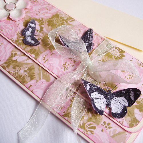 Obálka na peníze - ROMANTIC BUTTERFLIES — foto 1