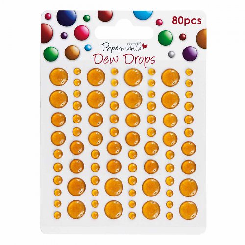 Adhesive Dew Drops Gold -scrapbook — foto 1