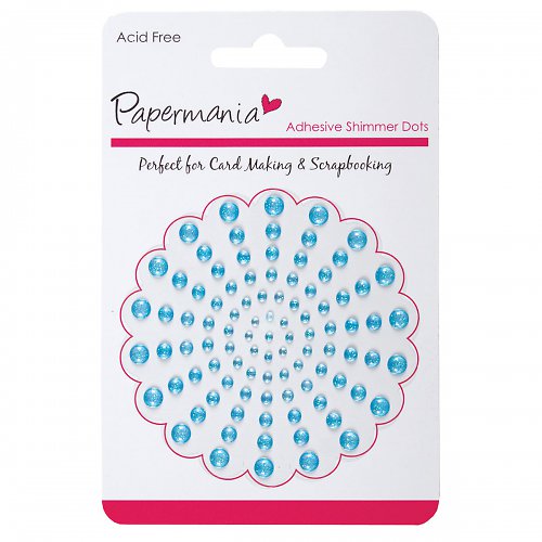 Shimmering Dots - Pale Blue -scrapbook — foto 1