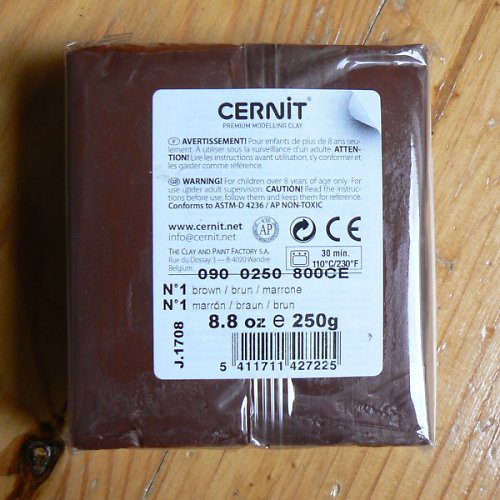 Cernit Number one 250g- 800 hnědá — foto 1