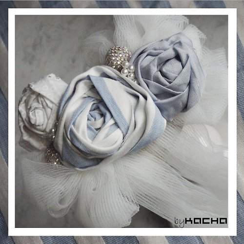 Stripes Rose - brooch — foto 1