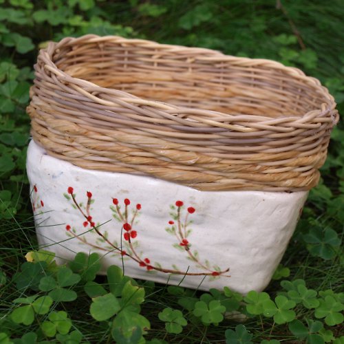 Fine rustic decoration- květináč — foto 1