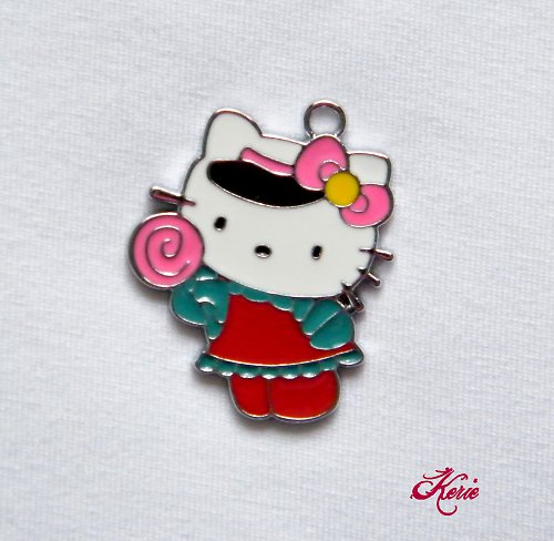 Přívěsek HELLO KITTY,červený — foto 1