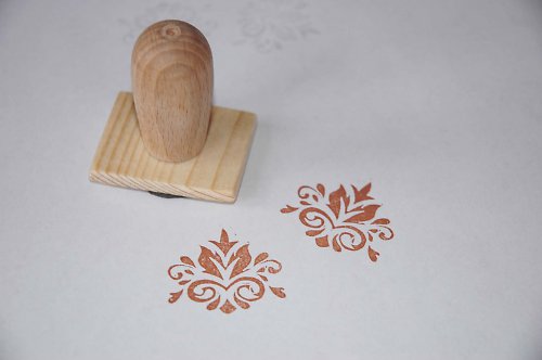 Razítko barokní motiv — foto 1