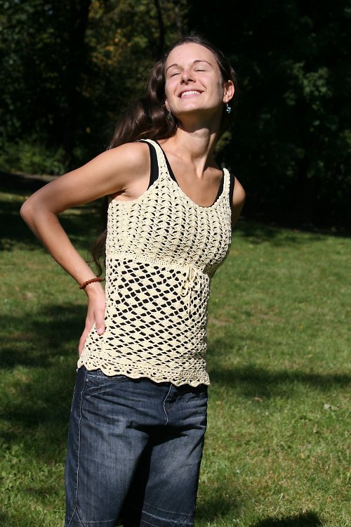 Háčkovaný top — foto 1