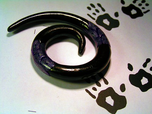 Fialove spiralky snek — foto 1