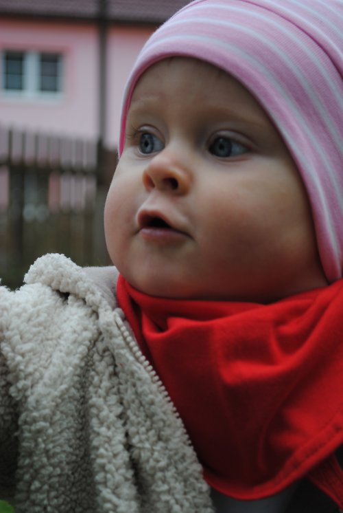 Dětská čepice růžová 3-9 měsíců — foto 1