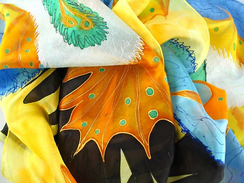 Karneval v Riu - hedvábný šátek — foto 1