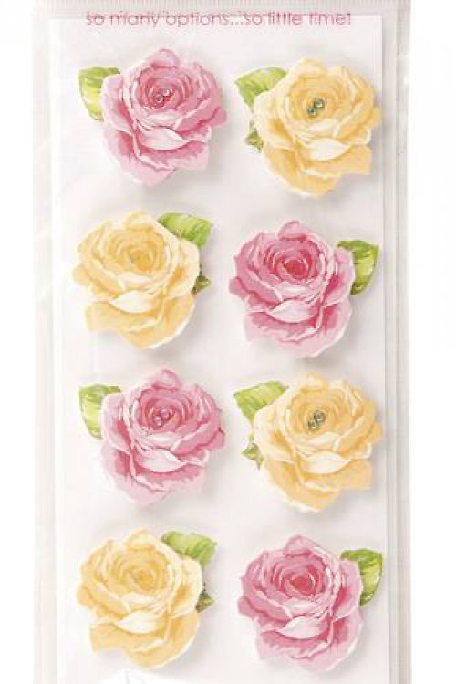 Samolepky 3D - ELEMENTS Flower Power — foto 1