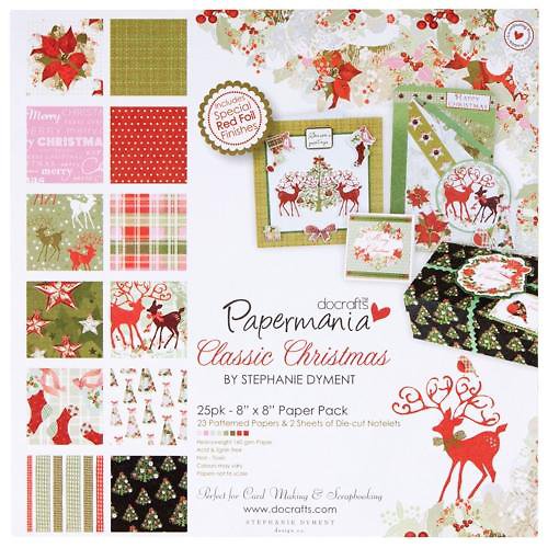 Sada papírů CLASSIC CHRISTMAS 8"x8" — foto 1
