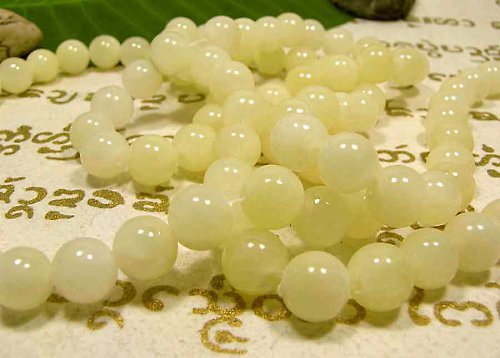 0168*B CHALCEDON LIGHT YELLOW KULIČKY 8mm_ 4ks! — foto 1