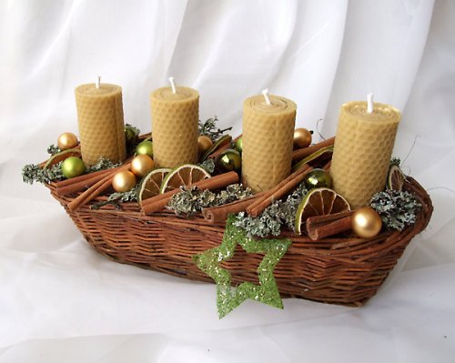 Adventní svícen do zelena - rezervace — foto 1
