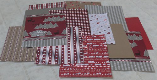 Vánoční papíry - sada 13 ks — foto 1