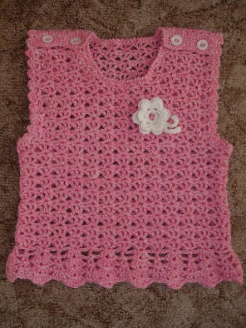 Háčkovaná vestička — foto 1