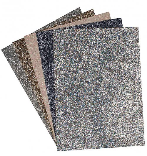 A5 - Handmade Shimmer SILVER GLITTER - scrapbook — foto 1