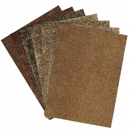 A5 - Handmade Shimmer GOLD GLITTER - scrapbook — foto 1
