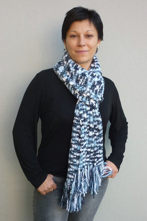 Melírovaná šála — foto 1