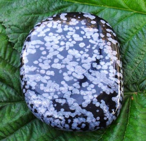 Obsidián vločkový 48x40mm — foto 1