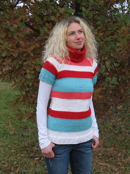 Pletený svetr — foto 1