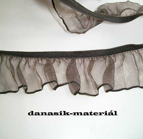 Ozdobná Gumička Tmavě Hnědá 2 m — foto 1