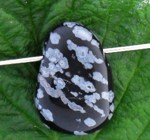 Obsidián vločkový 27x18x9mm — foto 1
