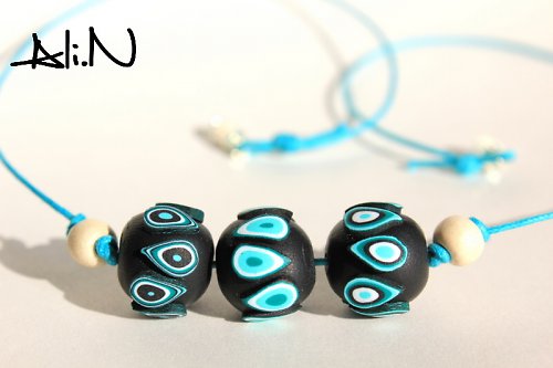 Tyrkysový náhrdelník - mini — foto 1