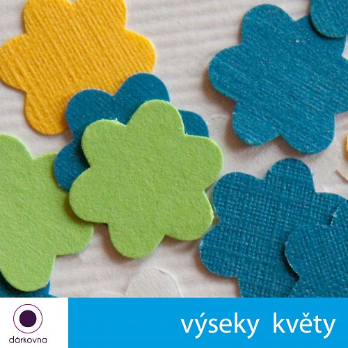 Výseky z papíru - květy — foto 1