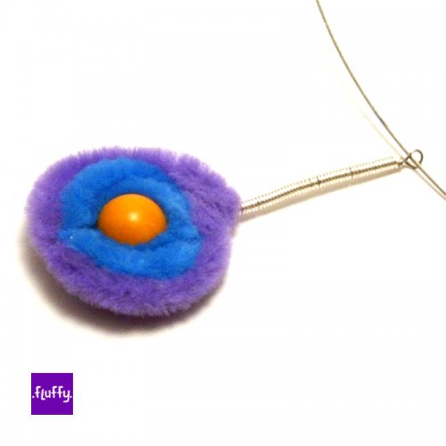 Target Orange&Purple - necklace I. — foto 1