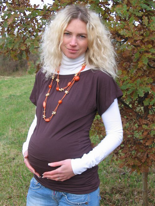 Těhotenské tričko — foto 1