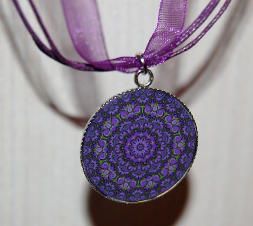 Fialová mandala — foto 1
