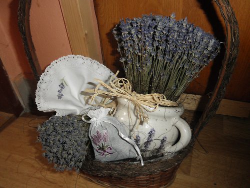 Dárkový levandulový koš — foto 1