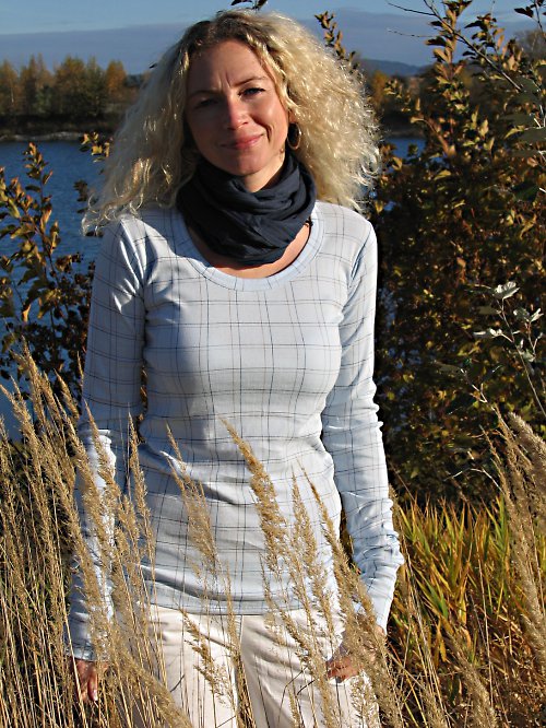 Kostkované triko — foto 1