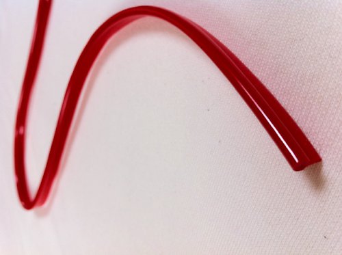 Paspule PVC červená 1m — foto 1