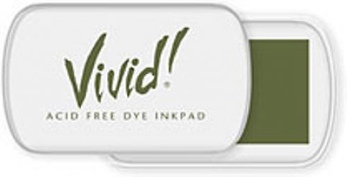 Razítkovací barva - VIVID Olive — foto 1