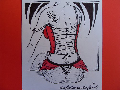 Sitting,Tattooed In a Corset... — foto 1