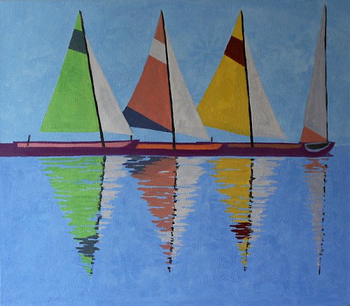 Lodě, 70x80 cm, 2008 — foto 1