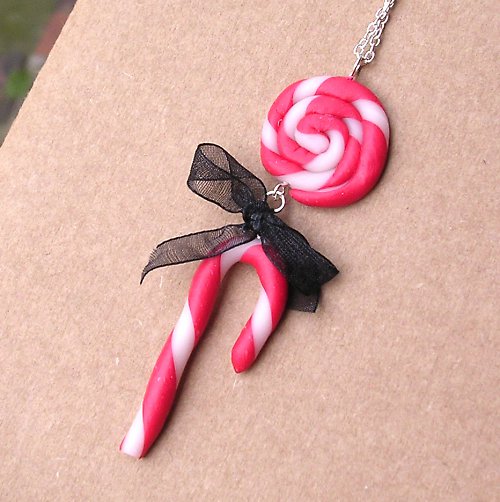 Candy cane - necklace — foto 1