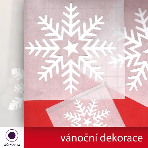 Vločka | samolepící dekorace — foto 1