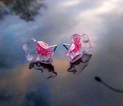 Plastic pink flower — foto 1