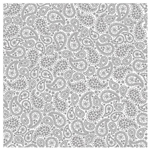 Scrapbook papír White Paisley — foto 1